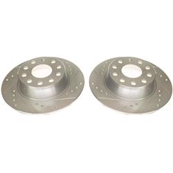 PowerStop Evolution Drilled and Slotted Rotors for 2019-2025 JETTA, 2022-2024 TAOS - EBR1697XPR