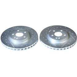 PowerStop Evolution Drilled and Slotted Rotors for 2014-2019 CLA250, 2015-2020 GLA250, 2017-2019 QX30 - EBR1821XPR