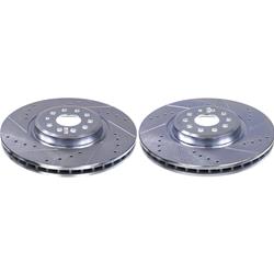 PowerStop - Brake Rotors for 2022-2026 Q4 E-TRON SPORTBACK, Q4 E-TRON, 2021-2022 ID.4 - EBR1827XPR