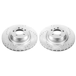 PowerStop Evolution Drilled and Slotted Rotors for 2006-2012 RANGE ROVER - EBR815XPR