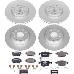 PowerStop Euro-Stop Brake Kits for 2009-2010 TIGUAN - ESK2757