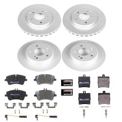 PowerStop Euro-Stop Brake Kits for 2002-2005 C230, 2001-2005 C240 - ESK2812