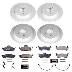 PowerStop Euro-Stop Brake Kits for 1998-2003 ML320, 2003-2005 ML350, 1999 ML430 - ESK2833