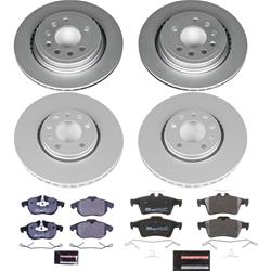 PowerStop Euro-Stop Brake Kits for 2008-2011 9-3, 2010-2011 9-3X - ESK5736