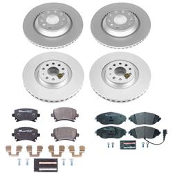 PowerStop Euro-Stop Brake Kits for 2013-2016 CC, 2015-2021 GTI - ESK7254