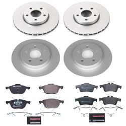 PowerStop Euro-Stop Brake Kits for 2012-2013 C30, 2004-2011 S40 - ESK7635