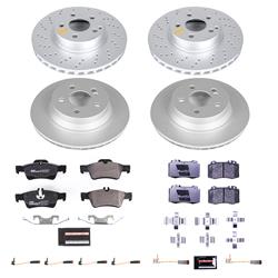 PowerStop Euro-Stop Brake Kits for 2004-2006 E500 - ESK7764