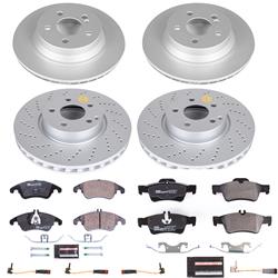 PowerStop Euro-Stop Brake Kits for 2010-2016 E350, 2013-2016 E400 - ESK7830