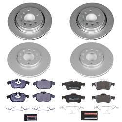 PowerStop Euro-Stop Brake Kits for 2008-2011 9-3, 2010-2011 9-3X - ESK8156