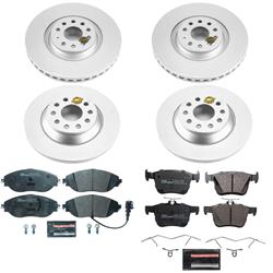 PowerStop Euro-Stop Brake Kits for 2019-2020 JETTA, 2022-2025 Q3, 2018-2024 TIGUAN - ESK8168