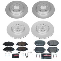 PowerStop Euro-Stop Brake Kits for 2017-2019 GOLF ALLTRACK, 2015-2018 GTI, 2021-2022 PASSAT - ESK8364