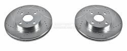 PowerStop Evolution Drilled and Slotted Rotors for 2004-2006 XA, XB - JBR-1110XPR