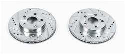 PowerStop Evolution Drilled and Slotted Rotors for 2004-2009 PRIUS - JBR-1119XPR