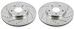 PowerStop Evolution Drilled and Slotted Rotors for 2003-2004 M45, 2002-2006 Q45, 2004-2017 QUEST - JBR-1129XPR