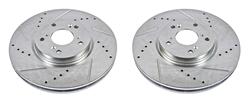 PowerStop Evolution Drilled and Slotted Rotors for 2004-2008 TL - JBR-1143XPR