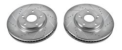 PowerStop Evolution Drilled and Slotted Rotors for 2006 GS300, 2009-2015 IS250 - JBR-1147XPR