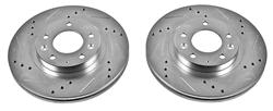 PowerStop Evolution Drilled and Slotted Rotors for 2006-2015 MX-5 MIATA - JBR-1157XPR