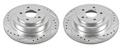 PowerStop Evolution Drilled and Slotted Rotors for 2006-2007 IMPREZA, 2005-2009 LEGACY - JBR-1163XPR