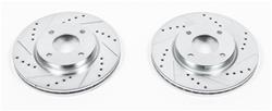 PowerStop Evolution Drilled and Slotted Rotors for 2007-2012 VERSA, SENTRA, 2009-2014 CUBE - JBR-1191XPR