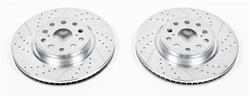 PowerStop Evolution Drilled and Slotted Rotors for 2007-2017 LS460, 2021-2023 MIRAI - JBR-1304XPR