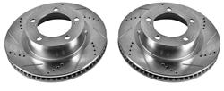PowerStop Evolution Drilled and Slotted Rotors for 2008-2015 LAND CRUISER, LX570 - JBR-1312XPR