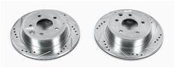 PowerStop Evolution Drilled and Slotted Rotors for 2003-2004 M45, 2002-2006 Q45 - JBR-1342XPR