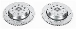 PowerStop Evolution Drilled and Slotted Rotors for 2007-2017 LS460 - JBR1350XPR