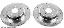PowerStop Evolution Drilled and Slotted Rotors JBR-1376XPR