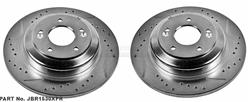 PowerStop Evolution Drilled and Slotted Rotors for 2010-2016 GENESIS COUPE - JBR-1530XPR