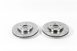 PowerStop Evolution Drilled and Slotted Rotors for 2013-2022 ACCORD, 2015 CIVIC - JBR-1571XPR