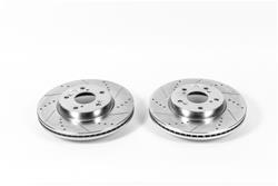 PowerStop Evolution Drilled and Slotted Rotors for 2013-2017 ACCORD, 2016-2022 HR-V - JBR-1584XPR