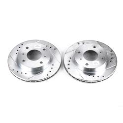 PowerStop Evolution Drilled and Slotted Rotors for 1989-1996 240SX - JBR-502XPR