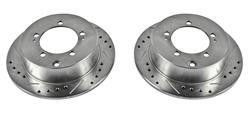 PowerStop Evolution Drilled and Slotted Rotors for 1990-1994 ECLIPSE, LASER, TALON - JBR-519XPR