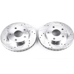 PowerStop Evolution Drilled and Slotted Rotors for 1991-1995 MR2 - JBR-590XPR