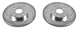 PowerStop Evolution Drilled and Slotted Rotors for 2001-2005 ECHO, 2000-2005 MR2 SPYDER - JBR-596XPR