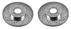 PowerStop Evolution Drilled and Slotted Rotors for 1993-1996 PRELUDE - JBR-707XPR