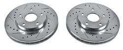 PowerStop Evolution Drilled and Slotted Rotors for 1992-1998 SC300 - JBR-714XPR