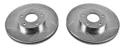 PowerStop Evolution Drilled and Slotted Rotors for 1997-2001 Q45 - JBR-758XPR