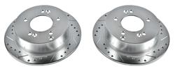 PowerStop Evolution Drilled and Slotted Rotors for 1995-2000 MILLENIA, 2000-2006 MPV - JBR-762XPR