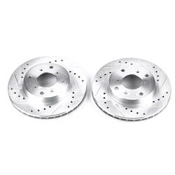 PowerStop Evolution Drilled and Slotted Rotors for 1998-2002 ACCORD, 1998-1999 CL, 1992-1996 PRELUDE - JBR-797XPR