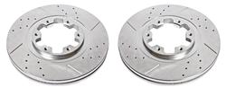 PowerStop Evolution Drilled and Slotted Rotors for 1999-2004 PATHFINDER, 1997-2003 QX4 - JBR-917XPR