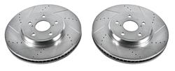 PowerStop Evolution Drilled and Slotted Rotors for 2001-2006 LS430 - JBR-938XPR