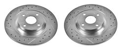 PowerStop Evolution Drilled and Slotted Rotors for 2001-2005 MIATA - JBR-951XPR