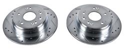 PowerStop Evolution Drilled and Slotted Rotors for 2002-2004 CR-V - JBR-963XPR