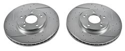 PowerStop Evolution Drilled and Slotted Rotors for 2006-2014 RIDGELINE - JBR-984XPR