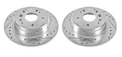 PowerStop Evolution Drilled and Slotted Rotors for 2003-2011 ELEMENT, 2004-2008 TL - JBR-987XPR
