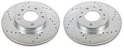 PowerStop Evolution Drilled and Slotted Rotors for 2003-2005 6 - JBR998XPR