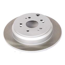 PowerStop Coated Hat and Edge Rotors for 2005-2016 CR-V, 2007-2018 RDX - JBR1158SCR