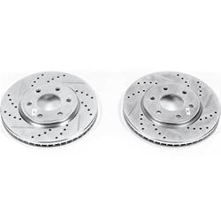 PowerStop Evolution Drilled and Slotted Rotors for 2009-2012 EQUATOR, 2005-2019 FRONTIER - JBR-1166XPR