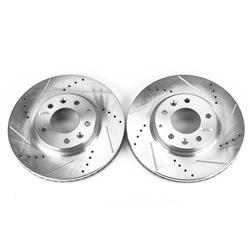 PowerStop Evolution Drilled and Slotted Rotors for 2007-2012 CX-7 - JBR1314XPR